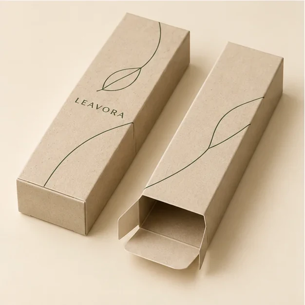 Folding carton concept showing a feasible paper-engineered structure.